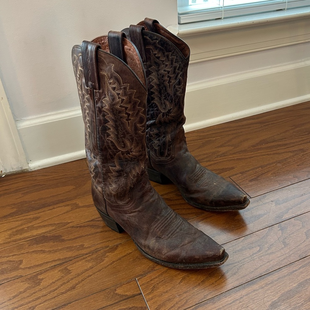 Women's Dan Post 5639 Genuine Leather Cowboy Boots